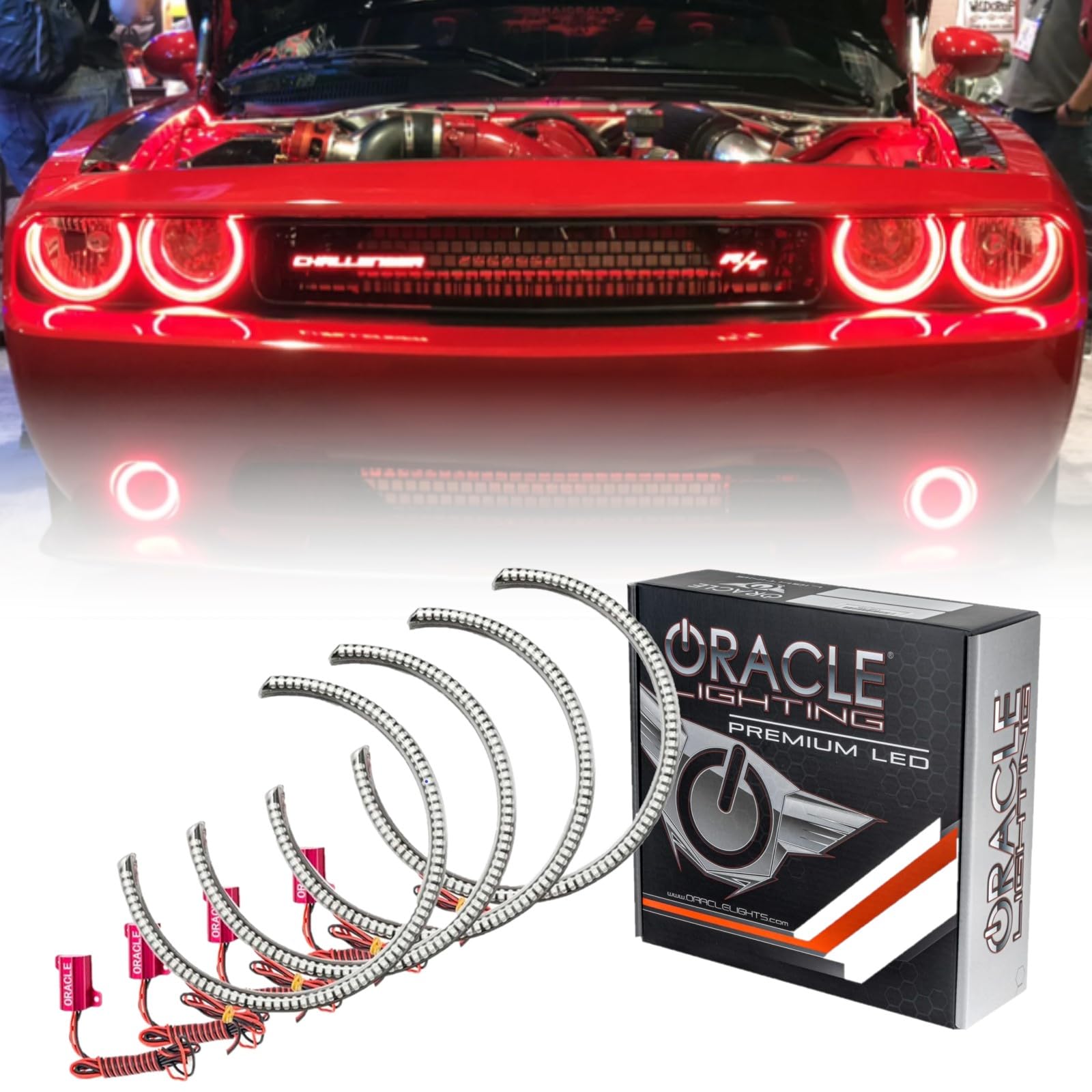 CHALLENGER LEDライト Amazon | ORACLE LIGHTING LEDヘッドライト ハロー | '08 - '14 Dodge
